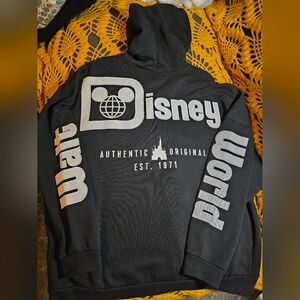 Walt Disney World Castle Mickey Zip-Up Hoodie, Black 3XL